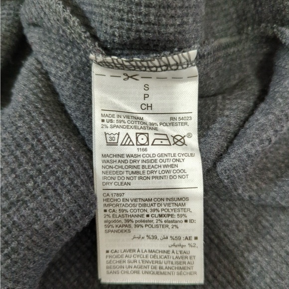 For Bundle Only: Old Navy ‘Love & Peace’ Thermal Knit Top - Picture 5 of 6